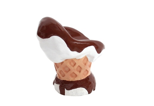 JBTH376A DELICIOUS LOOKING CHOCOLATE ICE CREAM CHAIR WITH BACKREST ALL FLAVORS AVAILABLE 2
