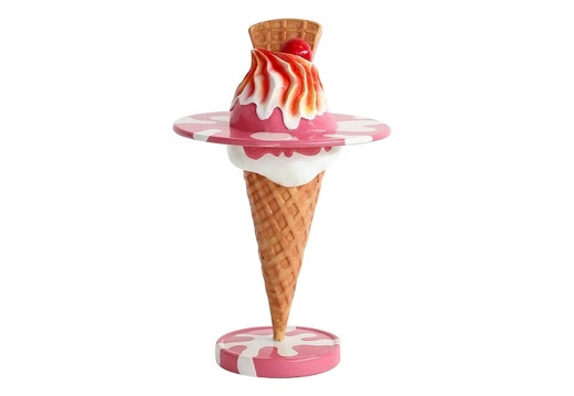 JBTH377A DELICIOUS LOOKING PINK ICE CREAM TABLE FLAKE TOPING ALL FLAVORS AVAILABLE