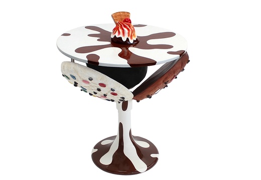 JBTH380B DELICIOUS LOOKING CHOCOLATE COOKIE TABLE ICE CREAM TOP ANY CHOCOLATE COLOR AVAILABLE