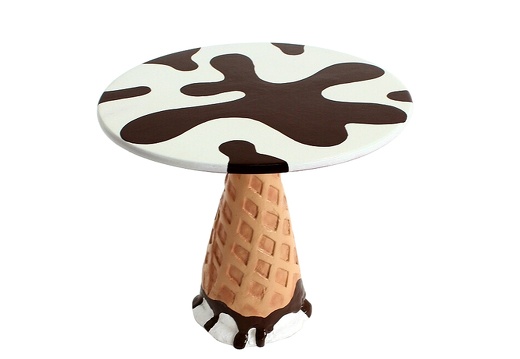 JBTH381D DELICIOUS LOOKING UPSIDE DOWN CHOCOLATE ICE CREAM TABLE ALL FLAVORS AVAILABLE
