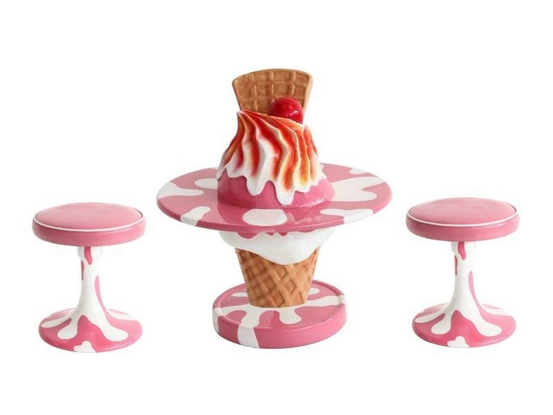 JBTH393_DELICIOUS_LOOKING_LARGE_ICE_CREAM_TABLE_DELICIOUS_LOOKING_ICE_CREAM_COLORED_STOOLS.JPG