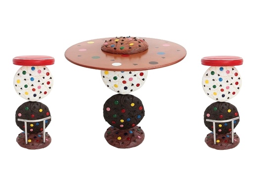 JBTH427C DELICIOUS LOOKING COOKIE TABLE 2 COOKIE CHAIRS