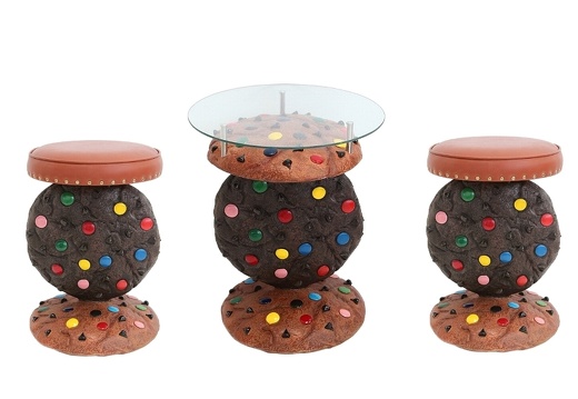 JBTH430 DELICIOUS LOOKING CHOCOLATE CHIPS TABLE 2 CHOCOLATE CHIPS STOOLS