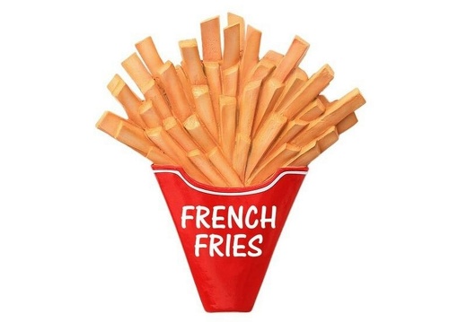 JJ141 FRENCH FRIES CHIPS ADVERTISING DISPLAY WALL MOUNTED 2