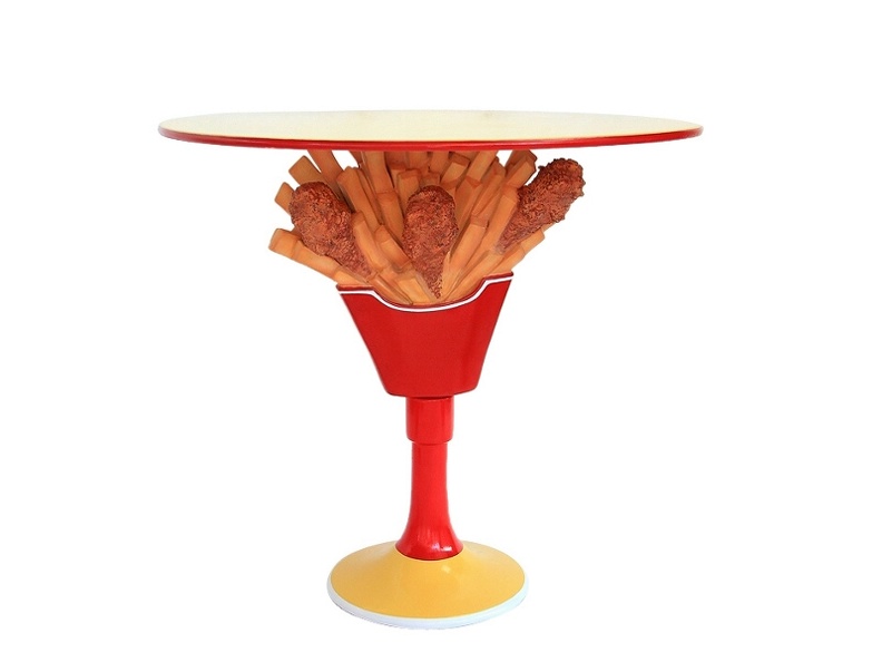 JJ156_DELICIOUS_LOOKING_CHICKEN_CHIPS_TABLE_LARGE_TOP_ANY_WORDS_PAINTED_3.JPG