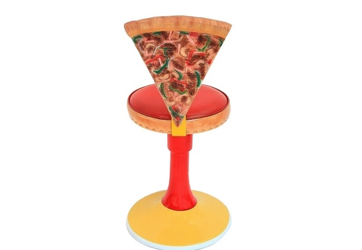 JJ164 DELICIOUS LOOKING PIZZA CHAIR SOFT CUSHION BACK REST 1