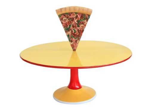 JJ167 DELICIOUS LOOKING PIZZA TABLE LARGE TOP