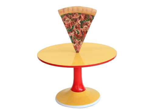 JJ169 DELICIOUS LOOKING PIZZA TABLE SMALL TOP