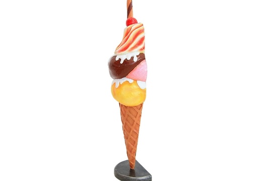 JJ189 DELICIOUS HALF ICE CREAM WITH FLAKE CHERRY ADVERTISING DISPLAY 3 FOOT 2