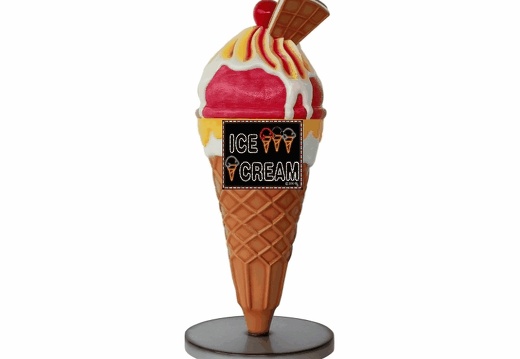 LED3D02 LIFE LIKE ICE CREAM FOOD ADVERTISING 3D SIGNS