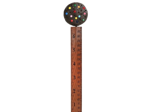 N321 HOW TALL ARE YOU WALL MOUNTED RULER AVAILABLE WITH CUSTOM BRANDED BASE