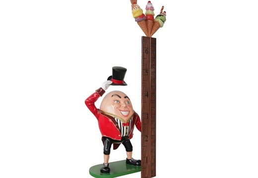 N407 HUMPTY DUMPTY HOW TALL ARE YOU RULER WITH ICE CREAM TOP