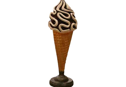 N6137 MR WHIPPY ICE CREAM ADVERTISING REPLICA CHOCOLATE 3 FOOT TALL