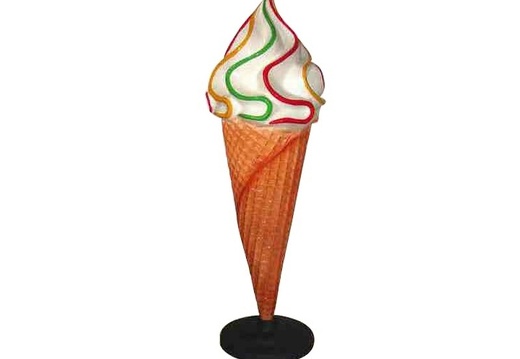 N6139 MR WHIPPY ICE CREAM ADVERTISING REPLICA FRUIT 3 FOOT TALL