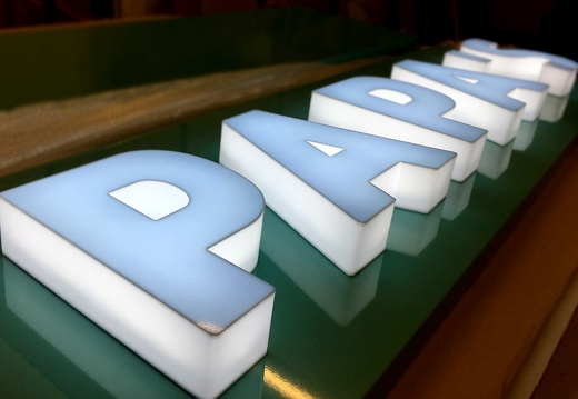 ARSIGN10 3D Fiberglass Custom Made Sign Displays Outdoor Indoor
