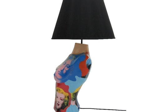 B0474 ANDY WARHOL POP ART LAMP FEMALE 3