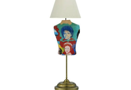 B0475S ANDY WARHOL POP ART LAMP STAND MALE 3