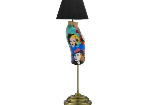B0476S ANDY WARHOL POP ART LAMP STAND MALE 3