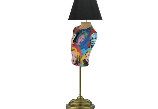 B0476S ANDY WARHOL POP ART LAMP STAND MALE 5