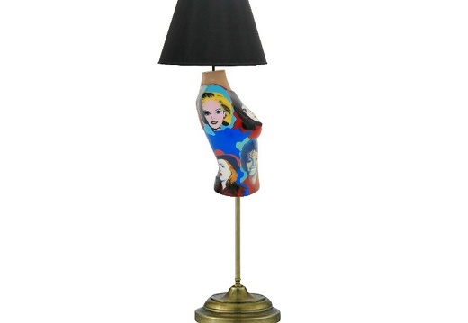 B0477S ANDY WARHOL POP ART LAMP STAND FEMALE 6