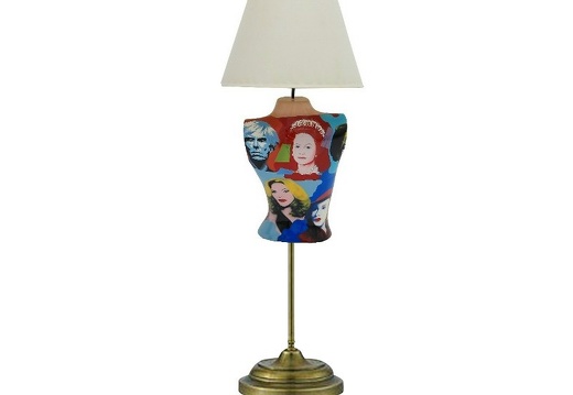 B0478S ANDY WARHOL POP ART LAMP STAND FEMALE 1