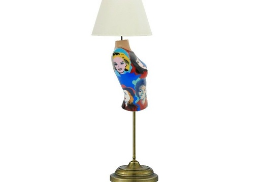 B0478S ANDY WARHOL POP ART LAMP STAND FEMALE 3