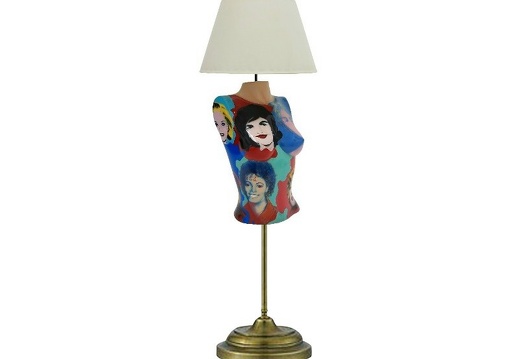 B0478S ANDY WARHOL POP ART LAMP STAND FEMALE 5