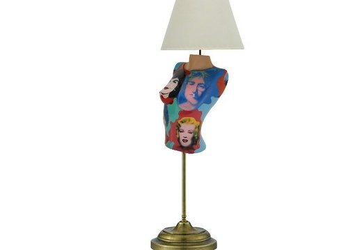 B0478S ANDY WARHOL POP ART LAMP STAND FEMALE 6