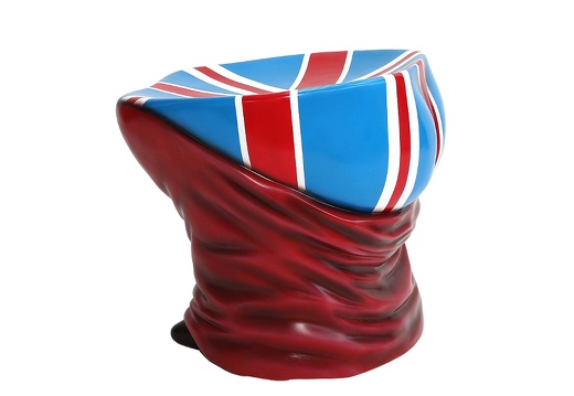 JBF070 FUNNY FEMALE BOTTOM STOOL ANY FLAGS DESIGNS PAINTED 3