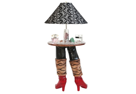 JBF080 SEXY RED BOOT LAMP STAND 2