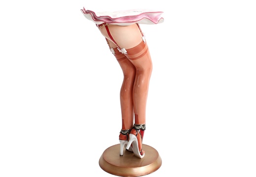 JBF093 SEXY STOCKINGS LEGS PERFUME ACCESSORY DISPLAY STAND BROWN SEAMED STOCKING 2