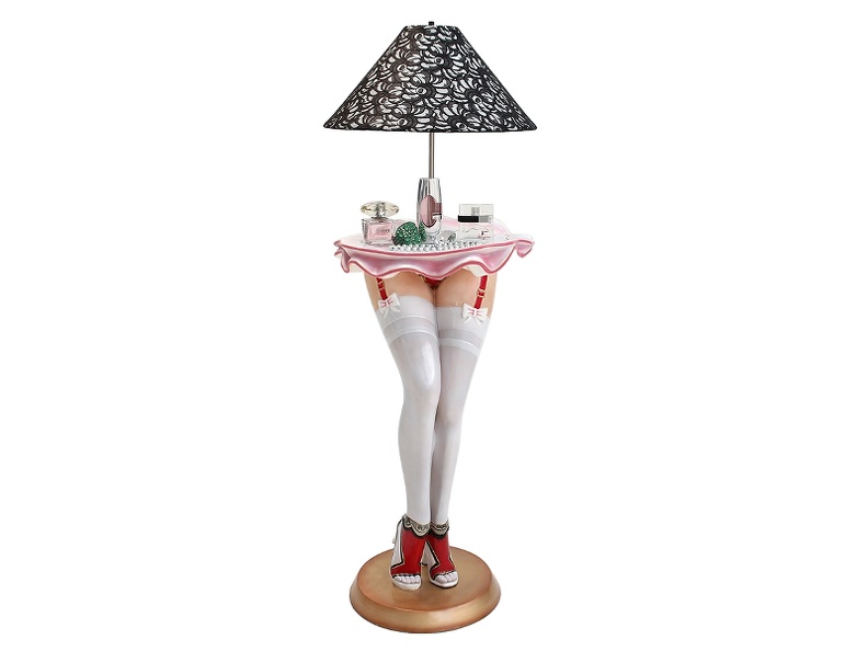 JBF096_SEXY_STOCKINGS_LEGS_PERFUME_ACCESSORY_DISPLAY_STAND_BLACK_LACE_LAMP_WHITE_SEAMED_STOCKING_1.JPG