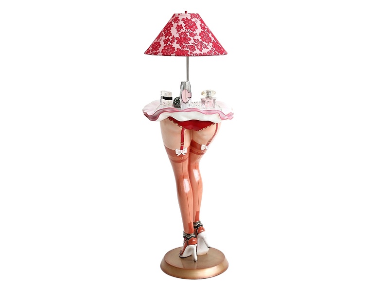 JBF097_SEXY_STOCKINGS_LEGS_PERFUME_ACCESSORY_DISPLAY_STAND_RED_LACE_LAMP_BROWN_SEAMED_STOCKING_2.JPG