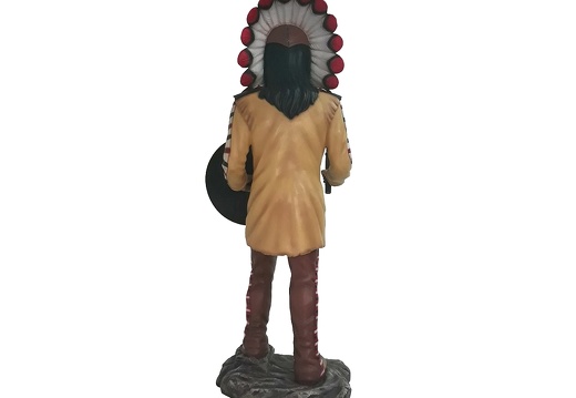 1548 INDIAN WILD WEST STATUE LIFE LIKE LIFE SIZE 4