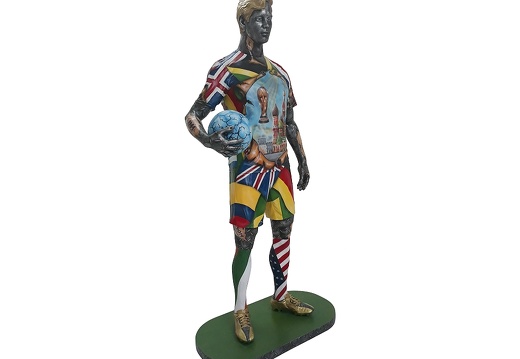 1570 LIFE SIZE FOOTBALL STATUE RUSSIAN WORLD CUP 2018 2