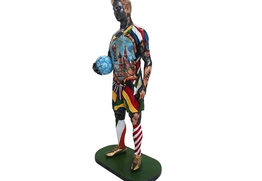 1570 LIFE SIZE FOOTBALL STATUE RUSSIAN WORLD CUP 2018 3