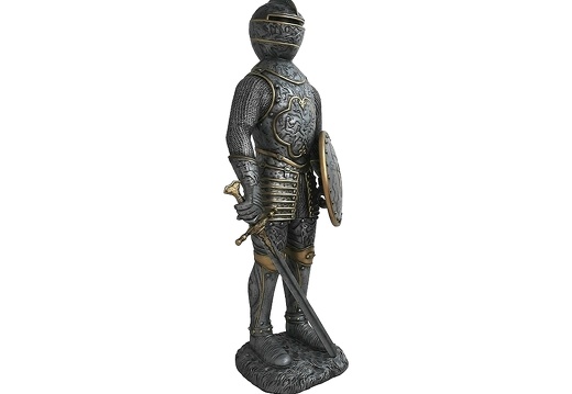 1612 FRENCH MEDIEVAL KNIGHT IN ARMOUR LIFE SIZE STATUE 3