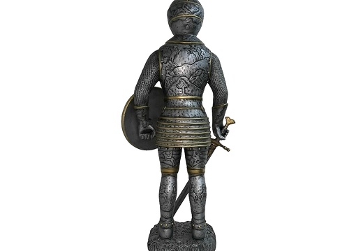 1612 FRENCH MEDIEVAL KNIGHT IN ARMOUR LIFE SIZE STATUE 4