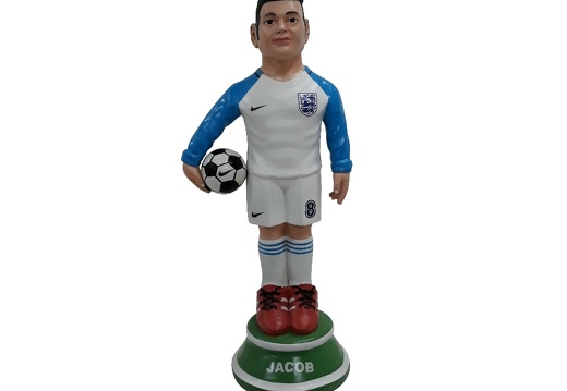 1617 FOOTBALL SOCCER AWARDS STATUE ANY TEAM PAINTED 18 INCHES TALL 1