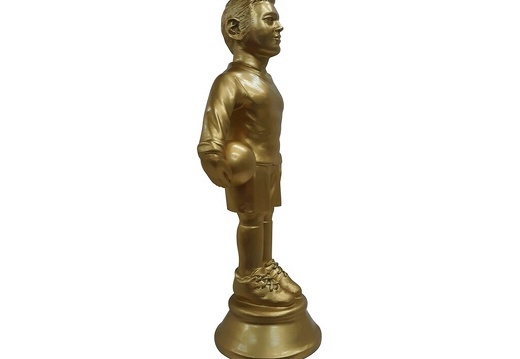 1618 GOLD FOOTBALL SOCCER AWARDS STATUE 18 INCHES TALL 2