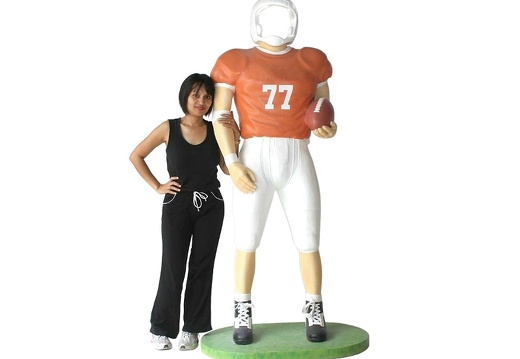 JBH003A AMERICAN FACELESS FOOTBALL PLAYER FOR PHOTO OPPORTUNITIES ALL TEAM COLORS AVAILABLE
