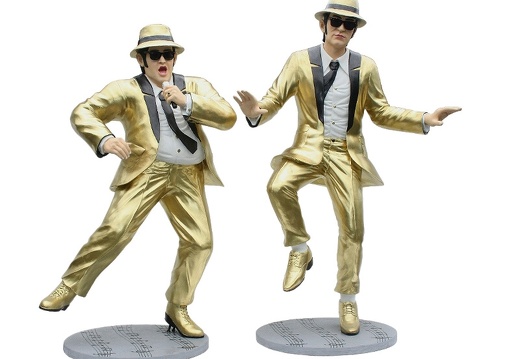 JBH016A DANCING BLUES BROTHERS GOLD