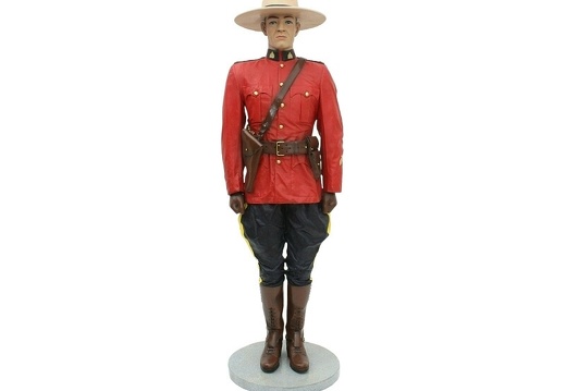 JBH020 CANADIAN POLICEMAN AT ATTENTION 1