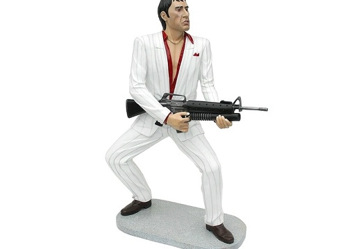 JBH023 AL PACCINO SCAR FACE GANGSTER WHITE SUIT