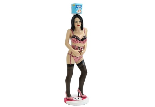 JBH089A SEXY LINGERIE MODEL TOILET ROLL HOLDER