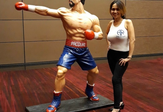 JBPACMAN01 LIFE SIZE OFFICIAL MANNY PACQUIAO STATUE LIMITED EDITION 1