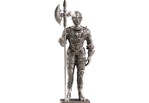 JJ1252 MEDIEVAL KNIGHT IN ARMOUR LIFE SIZE STATUE