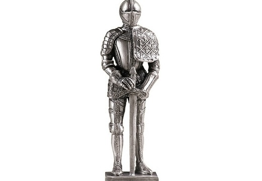 JJ1253 MEDIEVAL KNIGHT IN ARMOUR LIFE SIZE STATUE