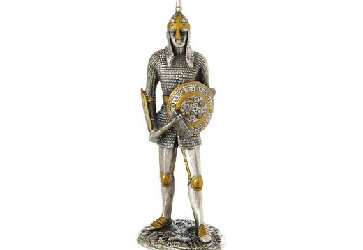JJ1256 MEDIEVAL KNIGHT IN ARMOUR LIFE SIZE STATUE