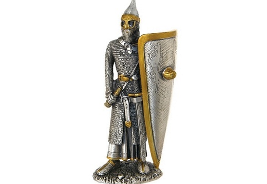 JJ1257 MEDIEVAL KNIGHT IN ARMOUR LIFE SIZE STATUE